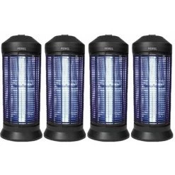 PEREL Soldes 8 PACK 4X PEREL Destructeurs D'insectes Electrique Noir 40W Lampe Anti-Moustique 600m2 - Noir