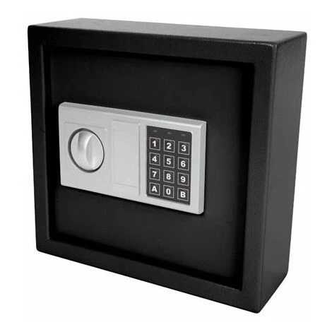 PEREL Coffre à Clés électronique Capacité 30 Clés Serrure à Combinaison - Noir 1 PEREL Coffre à Clés électronique Capacité 30 Clés Serrure à Combinaison - Noir