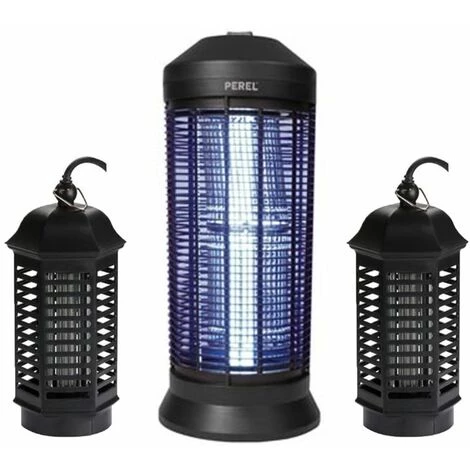 PACK PEREL Destructeur D'insectes Electrique Noir 40W 600m2 + 2X Destructeurs D'insectes Electrique 4W 25m2 - Noir 1 PACK PEREL Destructeur D'insectes Electrique Noir 40W 600m2 + 2X Destructeurs D'insectes Electrique 4W 25m2 - Noir