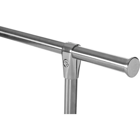 Lot De 2 Portemanteaux En Métal Perel Avec 2 Tiges MP62 - Capacité 75kg - 145x50x155cm 3 Lot De 2 Portemanteaux En Métal Perel Avec 2 Tiges MP62 - Capacité 75kg - 145x50x155cm – Image 3