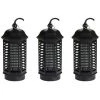 PACK 3 PEREL Destructeurs D'insectes électriques 4W Lampes Anti-Moustiques 3x25m²