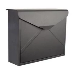 VELLEMAN BOÎTE AUX LETTRES - VERONA - NOIR TERNE