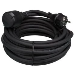 PEREL Rallonge En Caoutchouc - 10 M - 3G2.5