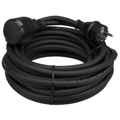PEREL Rallonge En Caoutchouc - 10 M - 3G2.5 1 PEREL Rallonge En Caoutchouc - 10 M - 3G2.5