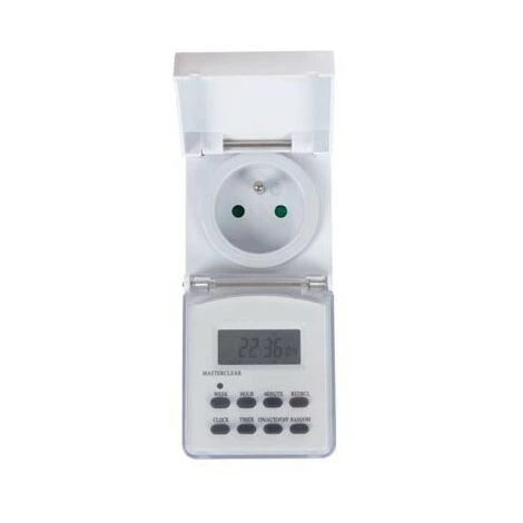 PEREL Minuteur Hebdomadaire Numérique Usage Extérieur - Terre Française 2 PEREL Minuteur Hebdomadaire Numérique Usage Extérieur - Terre Française – Image 2