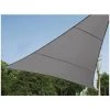 PEREL Voile Solaire Perméable - Triangle - 3.6 X 3.6 X 3.6 M - Couleur: Anthracite