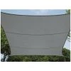 PEREL Voile Solaire Perméable - Carré - 5 X 5 M - Couleur: Anthracite