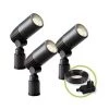 PEREL Garden Lights Alder - Spot 12 V - 3 Pcs