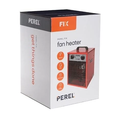 Radiateur Soufflant Perel - 3300 W - Jusqu'à 36 M² - 2 Réglages 2 Radiateur Soufflant Perel - 3300 W - Jusqu'à 36 M² - 2 Réglages – Image 2