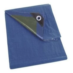 PEREL Bâche - Bleu/Vert - Standard - 2 X 4 M