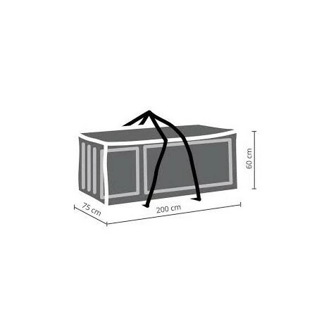 PEREL Housse D'Extérieur Pour Coussins Lounge - Xl 1 PEREL Housse D'Extérieur Pour Coussins Lounge - Xl
