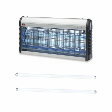 Pack PEREL Destructeurs D'insectes Electrique 40W Anti-Moustique + 2 Tubes - Gris 1 Pack PEREL Destructeurs D'insectes Electrique 40W Anti-Moustique + 2 Tubes - Gris