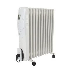 PEREL Radiateur à Bain D'huile - 2500 W - 11 Ailettes - écran Lcd