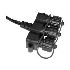 PEREL Spt-2W - Répartiteur De Câble Avec 3 Connecteur