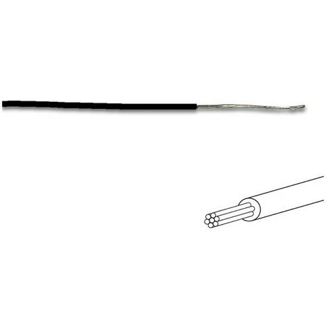 PEREL Fil De Cablage 0.50Mm² - Noir - Multibrin 1 PEREL Fil De Cablage 0.50Mm² - Noir - Multibrin