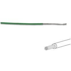PEREL Fil De Câblage - Ø 1.4 Mm - 0.2 Mm² - Multibrin - Vert